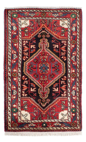 Perski dywan - Nomadyczny - 136 x 82 cm - ciemnoniebieski