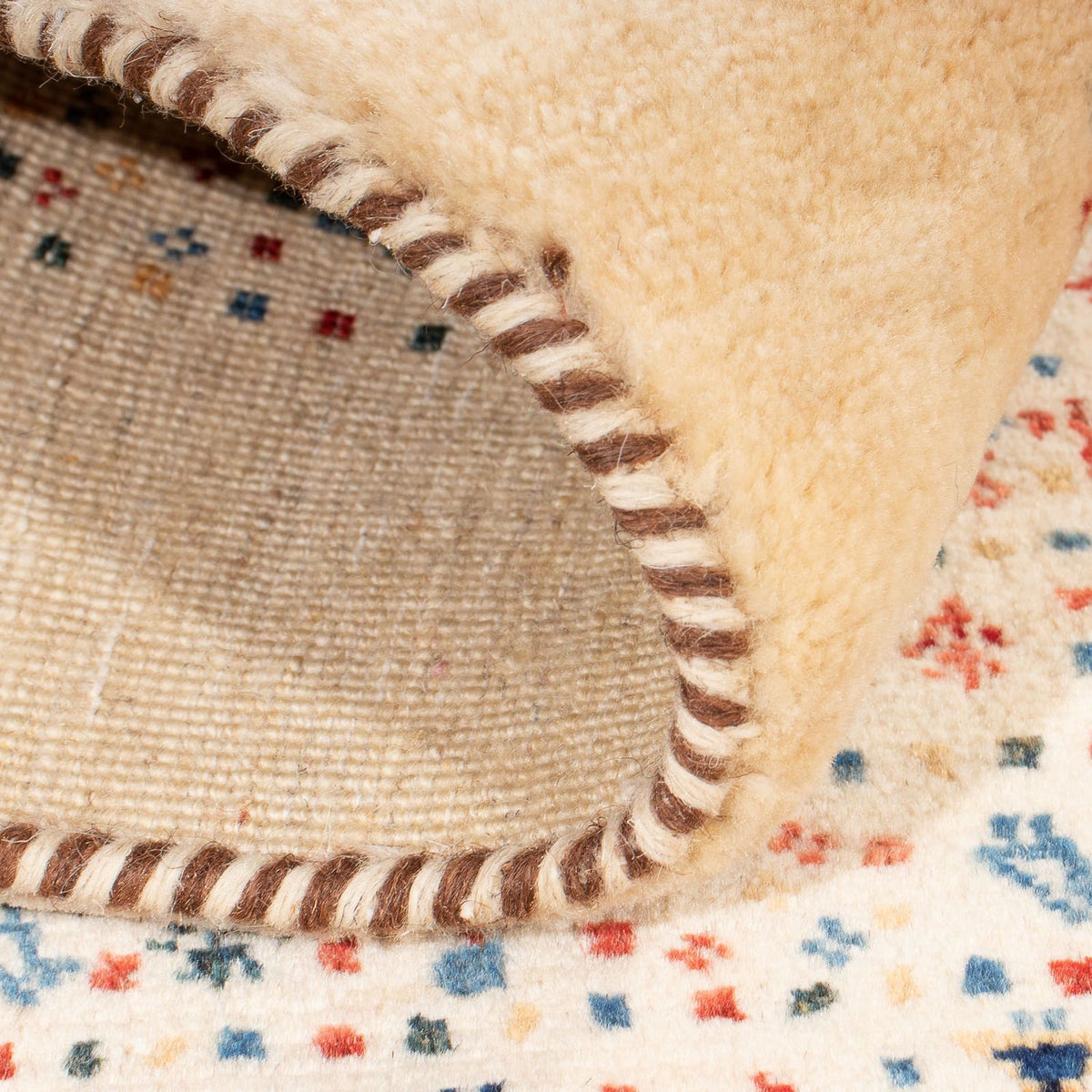 Dywan Gabbeh - Loribaft Perski - 120 x 87 cm - wielokolorowy