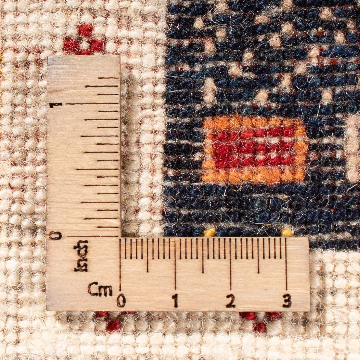 Dywan Gabbeh - Loribaft Perski - 128 x 86 cm - wielokolorowy