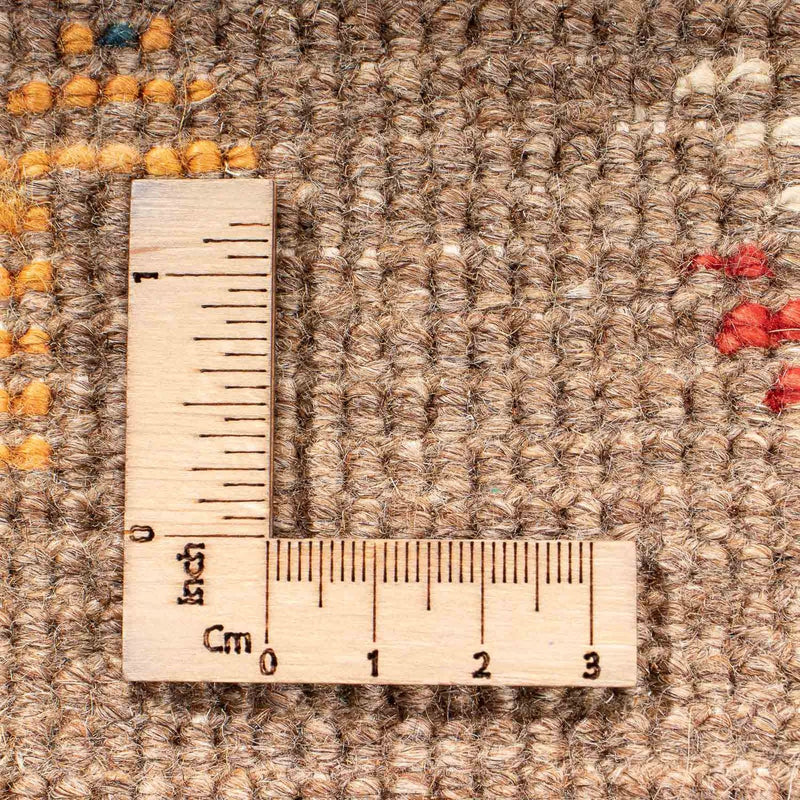 Dywan Gabbeh - perski - 139 x 82 cm - brązowy