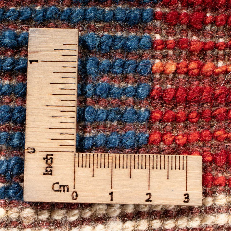 Dywan Gabbeh - perski - 122 x 76 cm - wielokolorowy