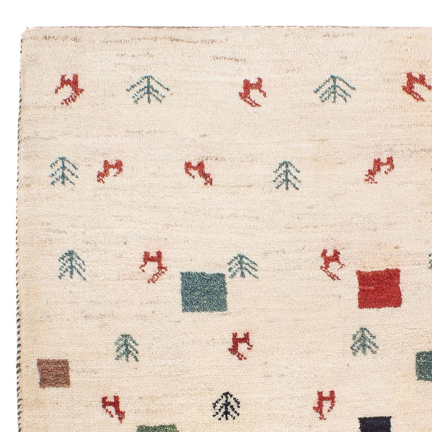 Gabbeh perski Dywan 124x83cm - Perserteppich Wollteppich