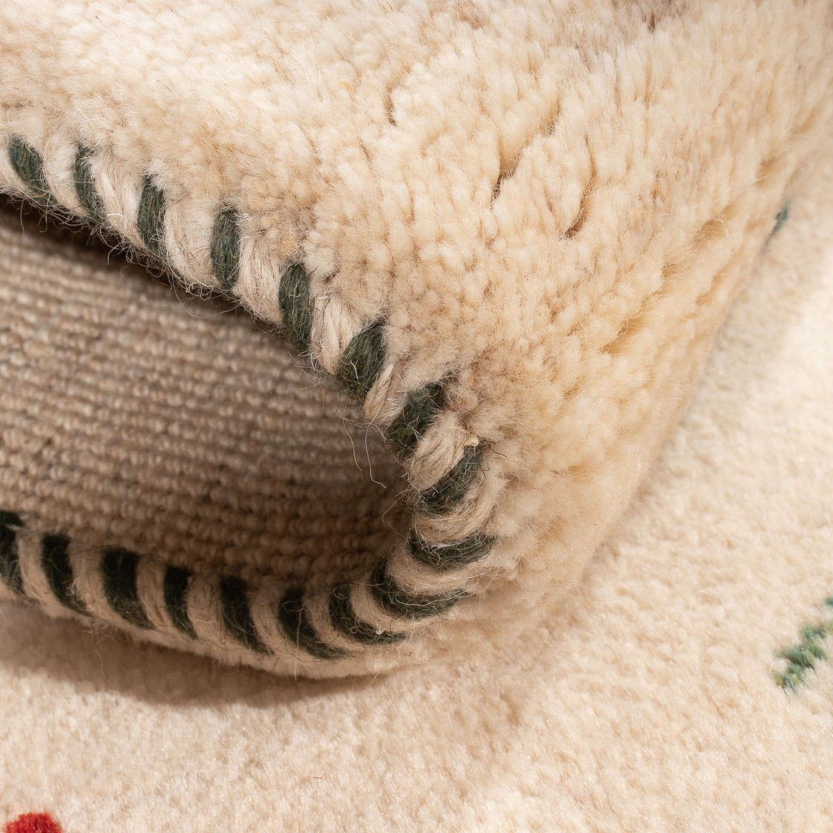 Dywan Gabbeh - perski - 124 x 83 cm - wielokolorowy