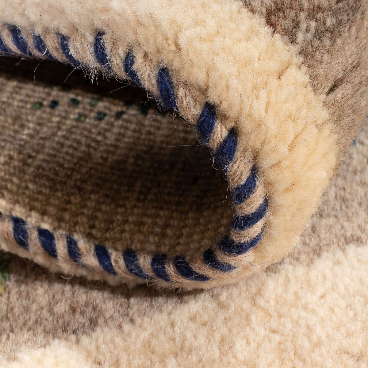 Dywan Gabbeh - perski - 90 x 65 cm - beżowy