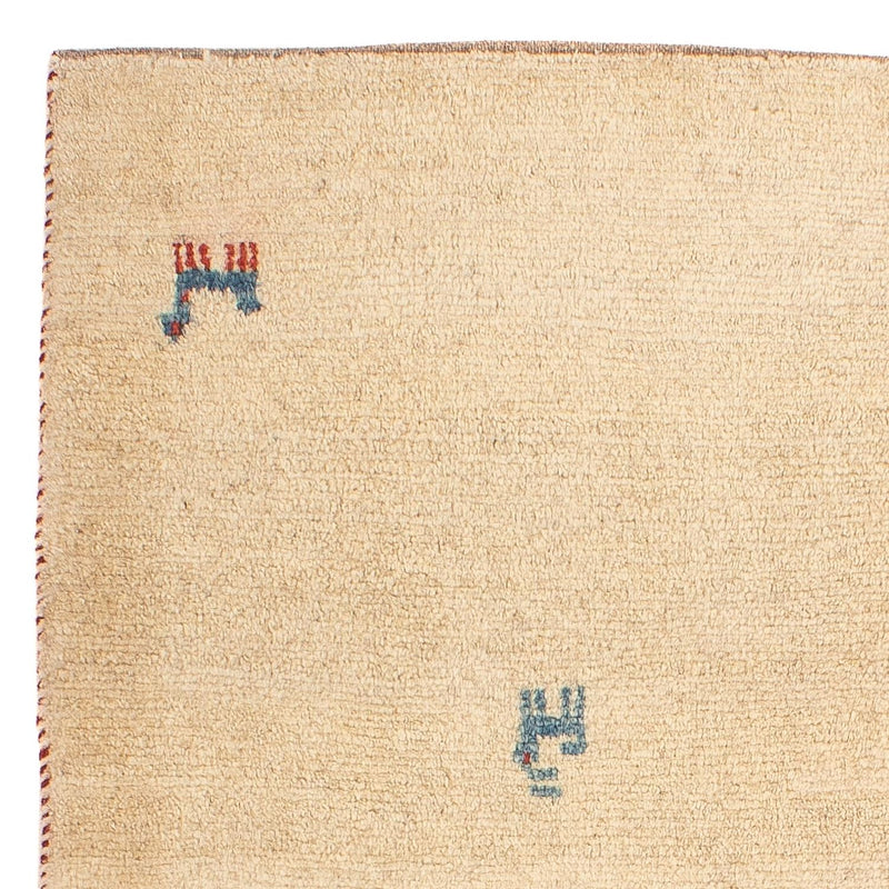 Dywan Gabbeh - perski - 89 x 67 cm - beżowy