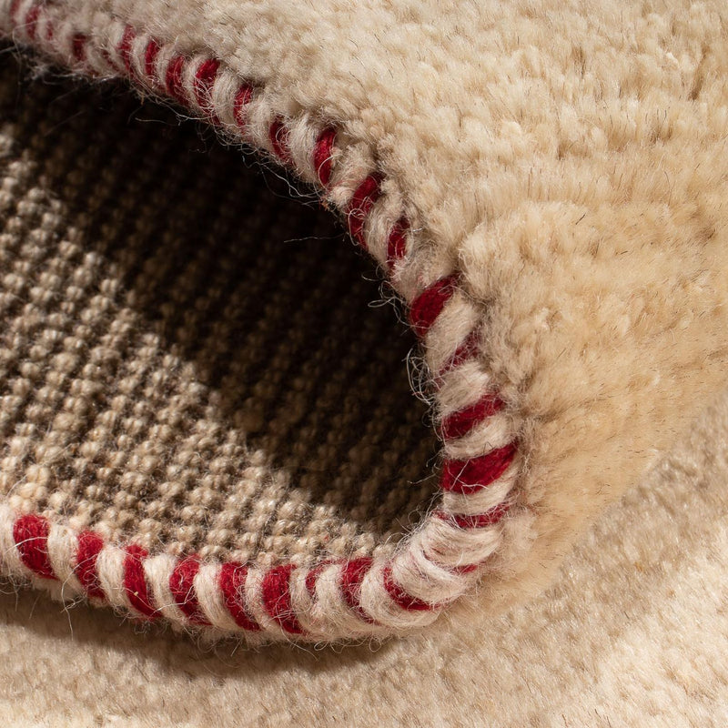 Dywan Gabbeh - perski - 89 x 67 cm - beżowy