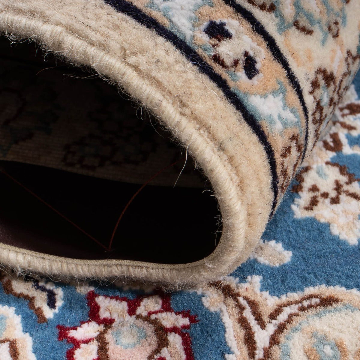 Dywan perski - Nain - Królewski - 95 x 67 cm - niebieski