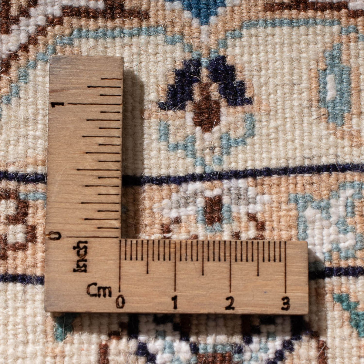 Dywan perski - Nain - Królewski - 95 x 67 cm - niebieski