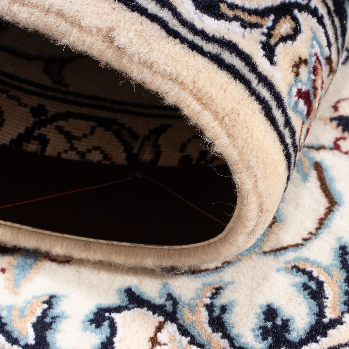 Dywan perski - Nain - Premium - 95 x 63 cm - beżowy