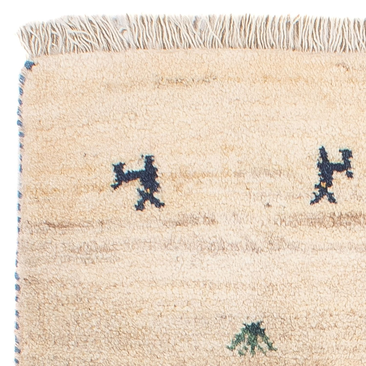 Dywan Gabbeh - perski - 60 x 40 cm - beżowy