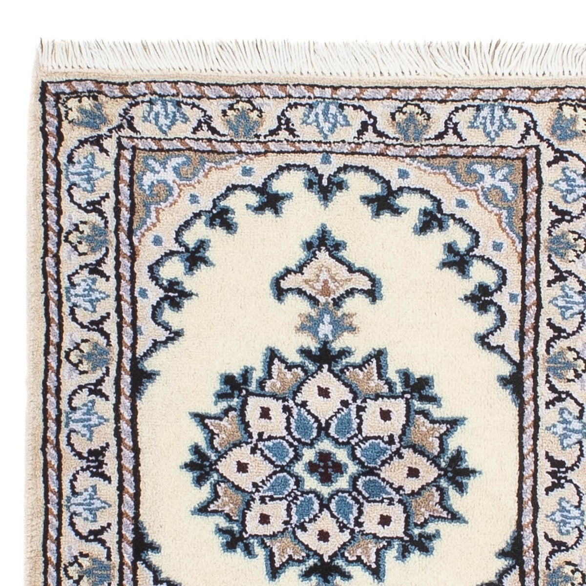 Dywan perski - Nain - 60 x 40 cm - beżowy