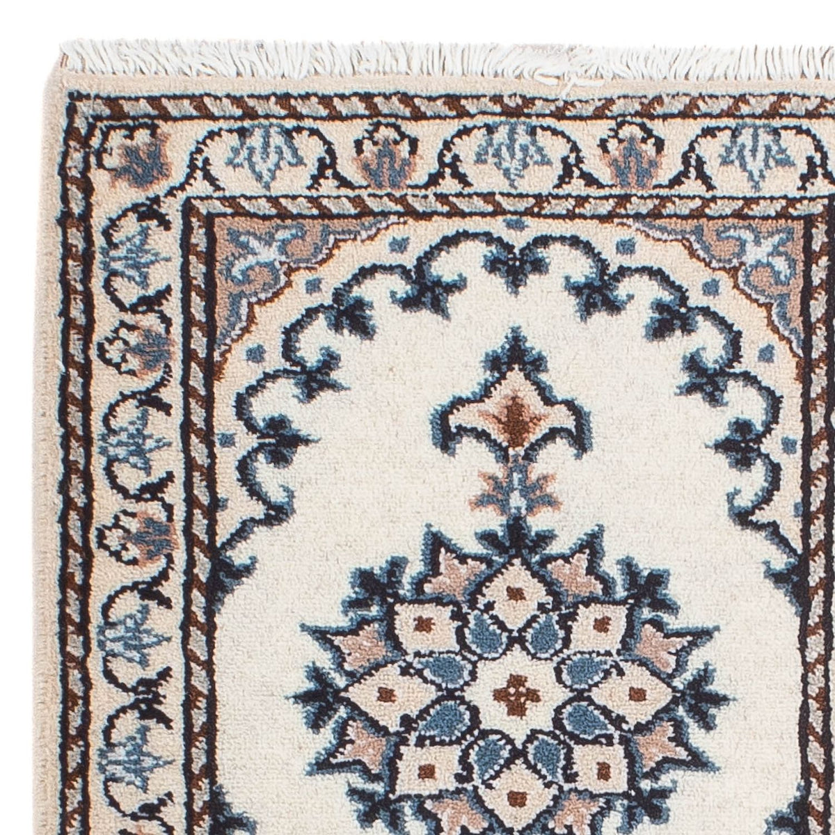 Dywan perski - Nain - 60 x 40 cm - beżowy