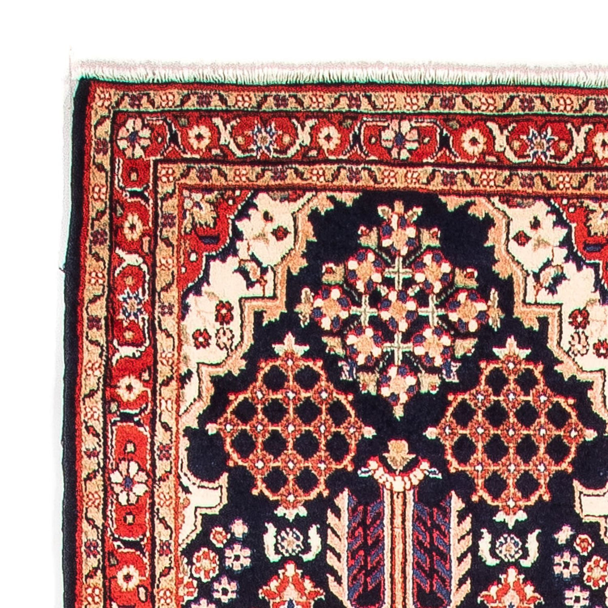 Biegacz Dywan perski - Klasyczny - 382 x 80 cm - ciemnoniebieski