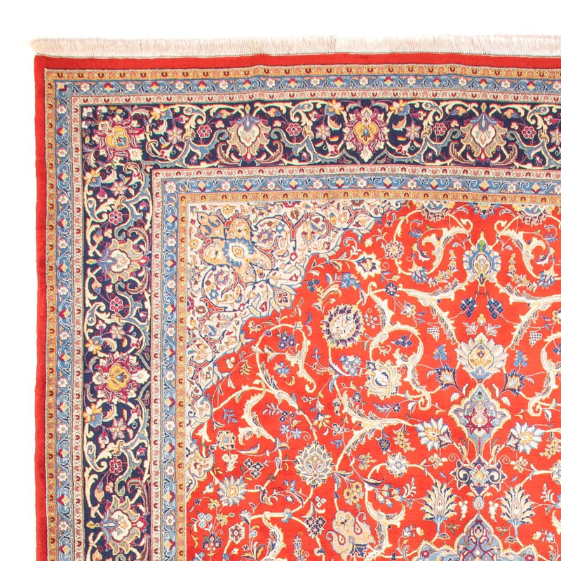 Dywan perski - Isfahan - Premium - 461 x 338 cm - czerwony