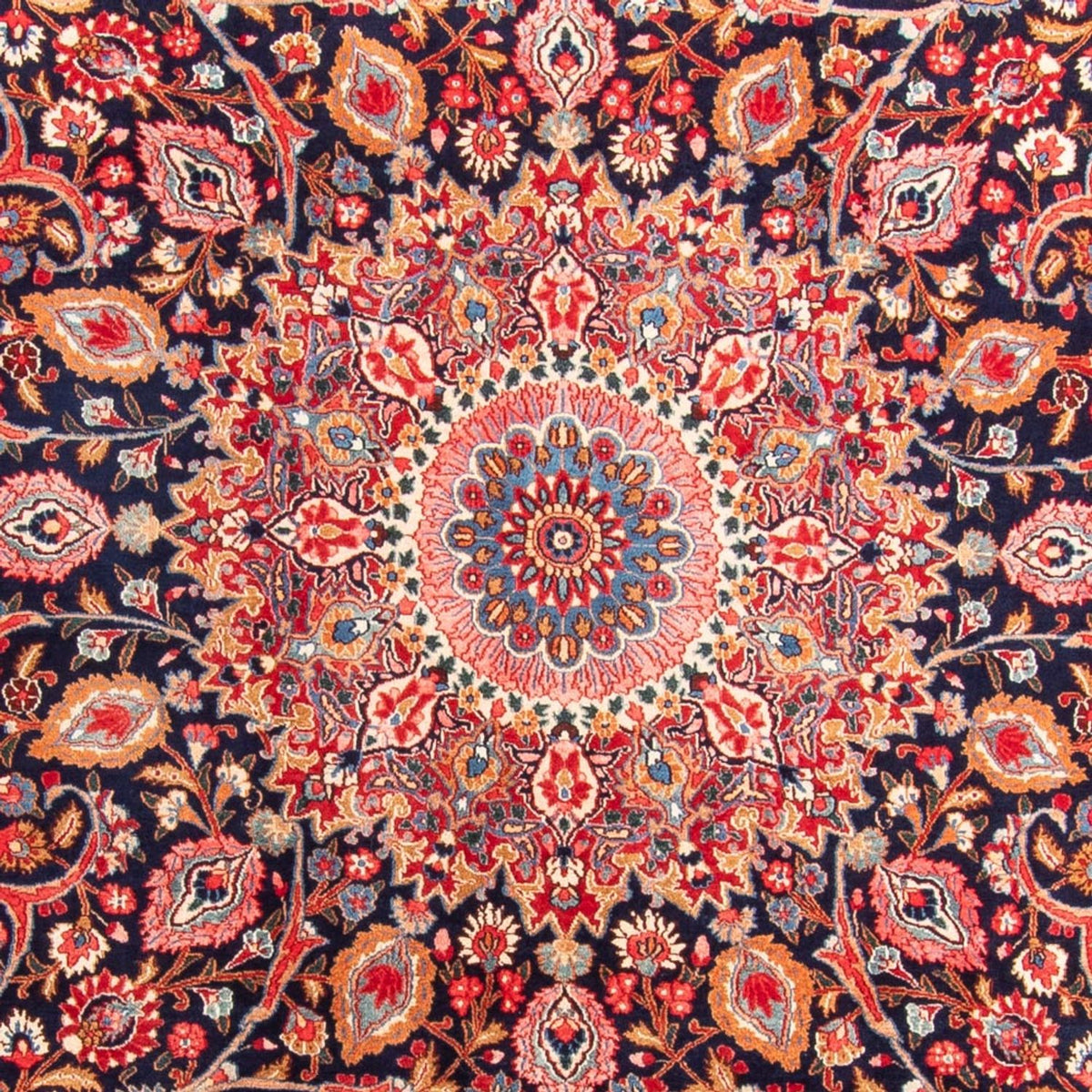 Dywan perski - Klasyczny - 303 x 200 cm - ciemnoniebieski