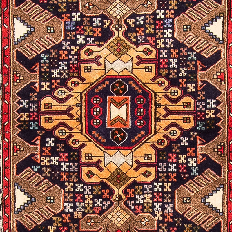 Biegacz Perski dywan - Nomadyczny - 385 x 85 cm - ciemnoniebieski