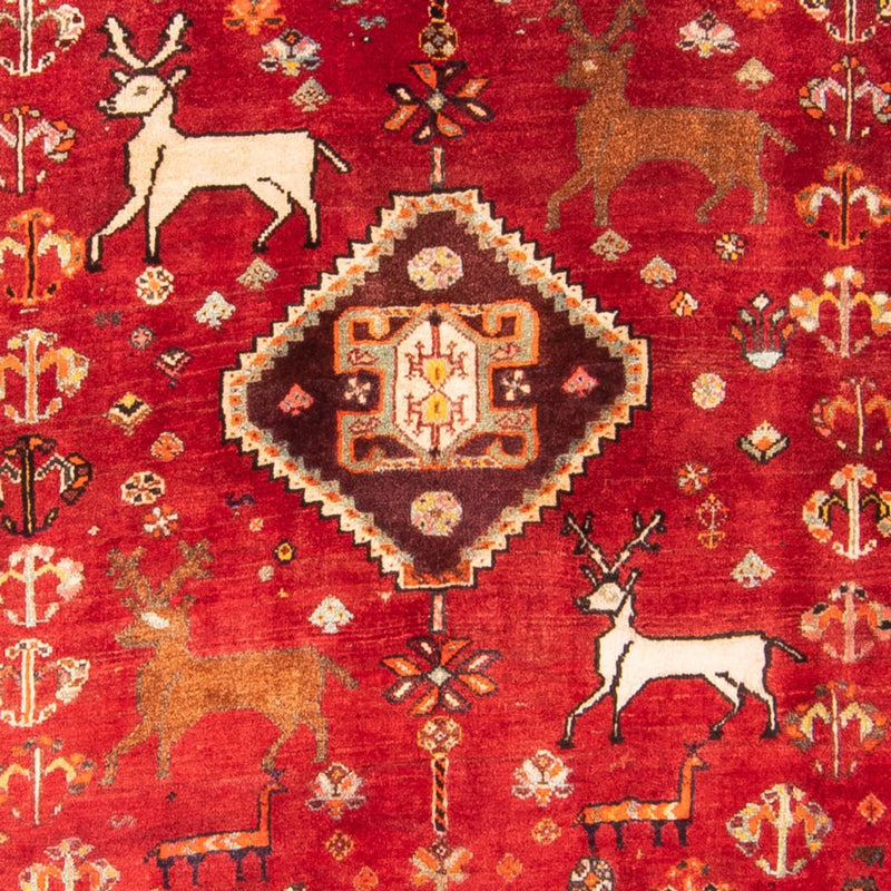 Perski dywan - Nomadyczny - 174 x 115 cm - czerwony