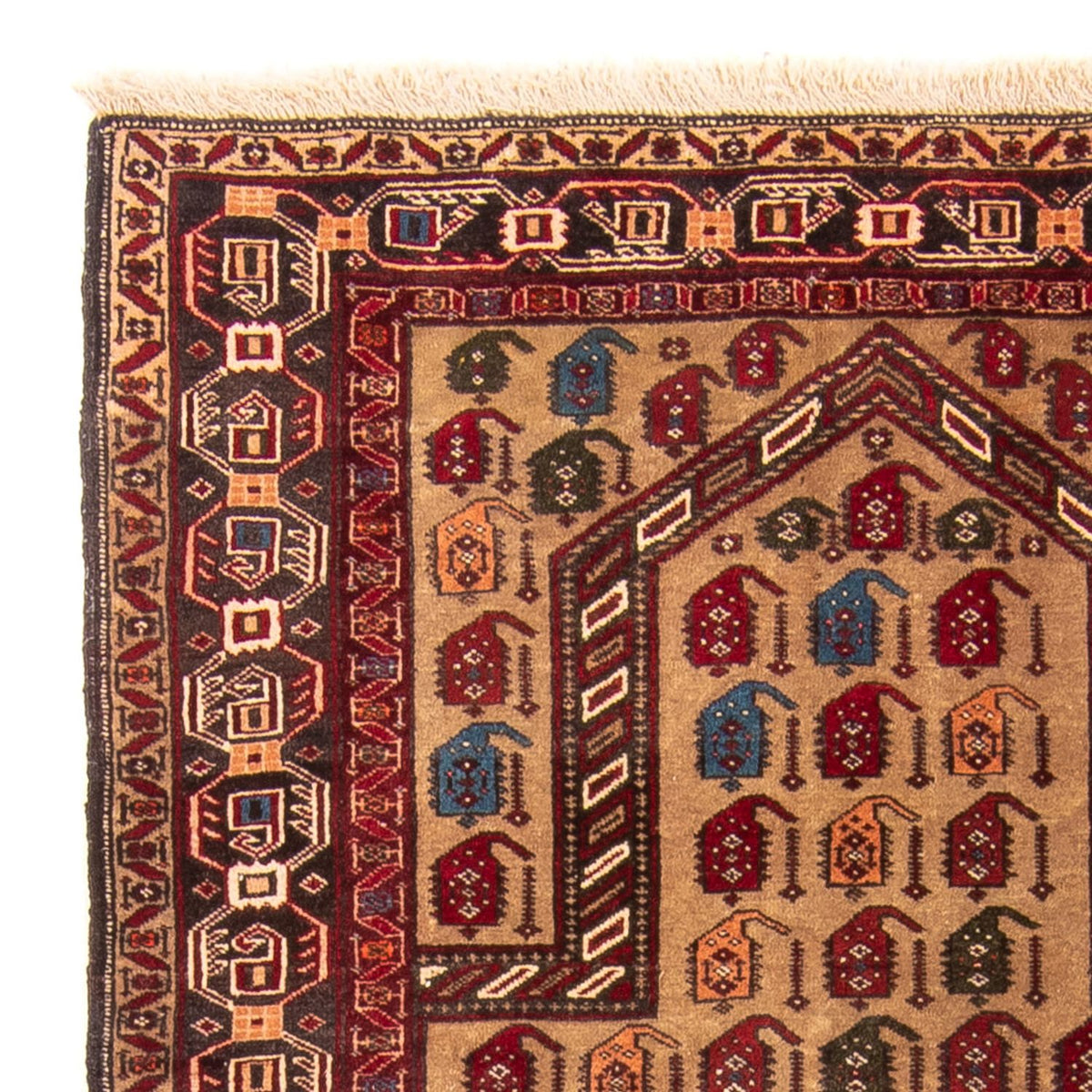 Dywan perski - Klasyczny - 145 x 100 cm - wielokolorowy