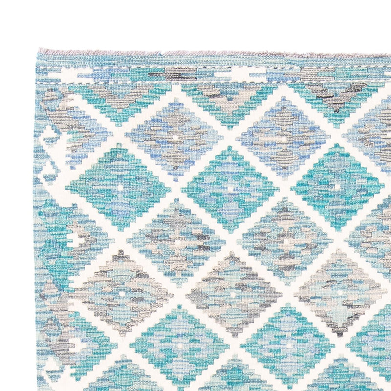 Dywan Kelim - modny - 241 x 183 cm - wielokolorowy