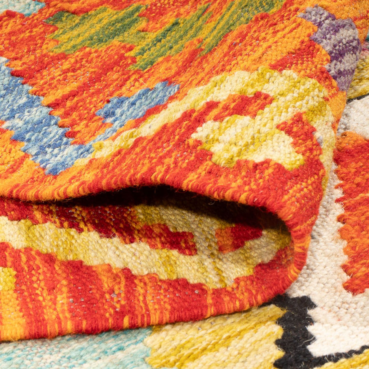 Dywan Kelim - Splash - 247 x 176 cm - wielokolorowy