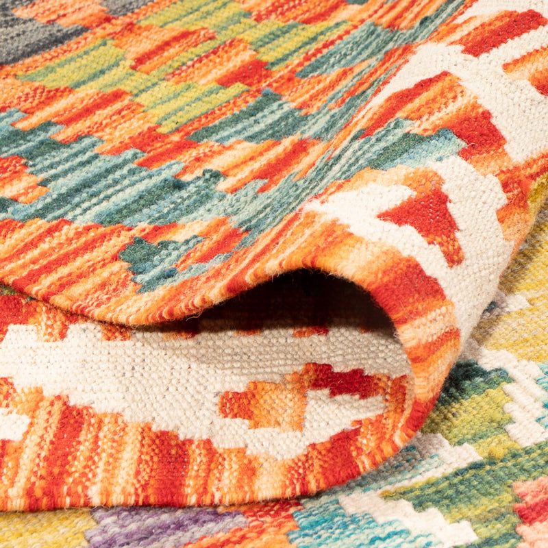 Dywan Kelim - Splash - 248 x 200 cm - wielokolorowy