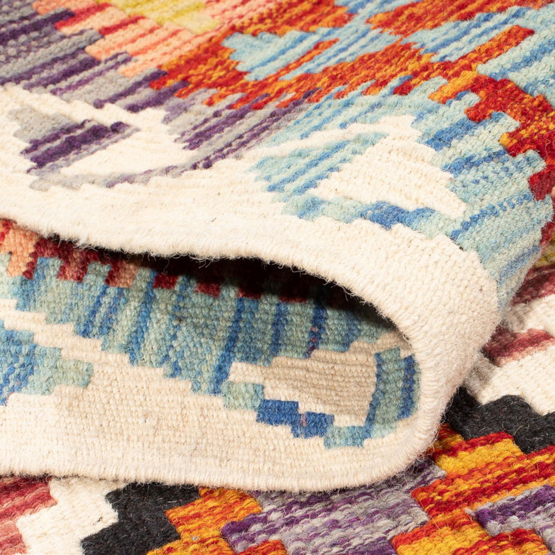 Dywan Kelim - Splash - 239 x 200 cm - wielokolorowy