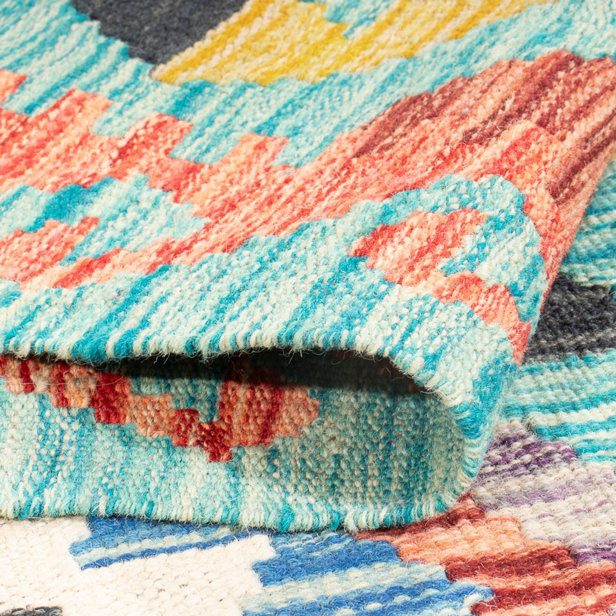 Dywan Kelim - Splash - 170 x 118 cm - wielokolorowy