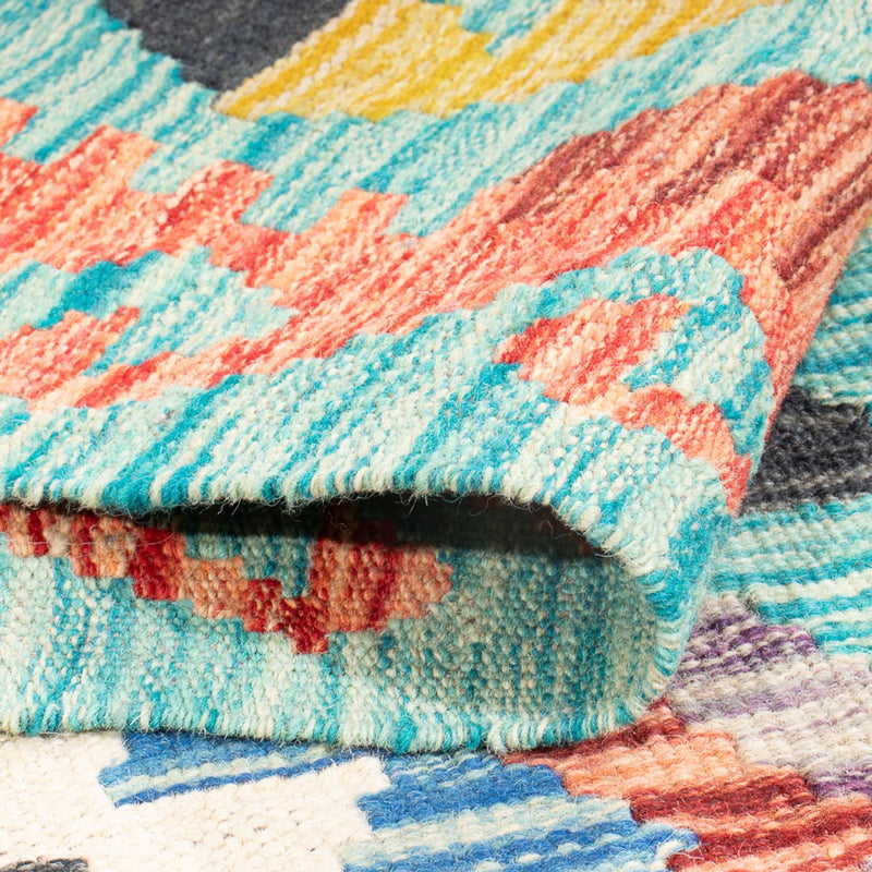 Dywan Kelim - Splash - 170 x 118 cm - wielokolorowy