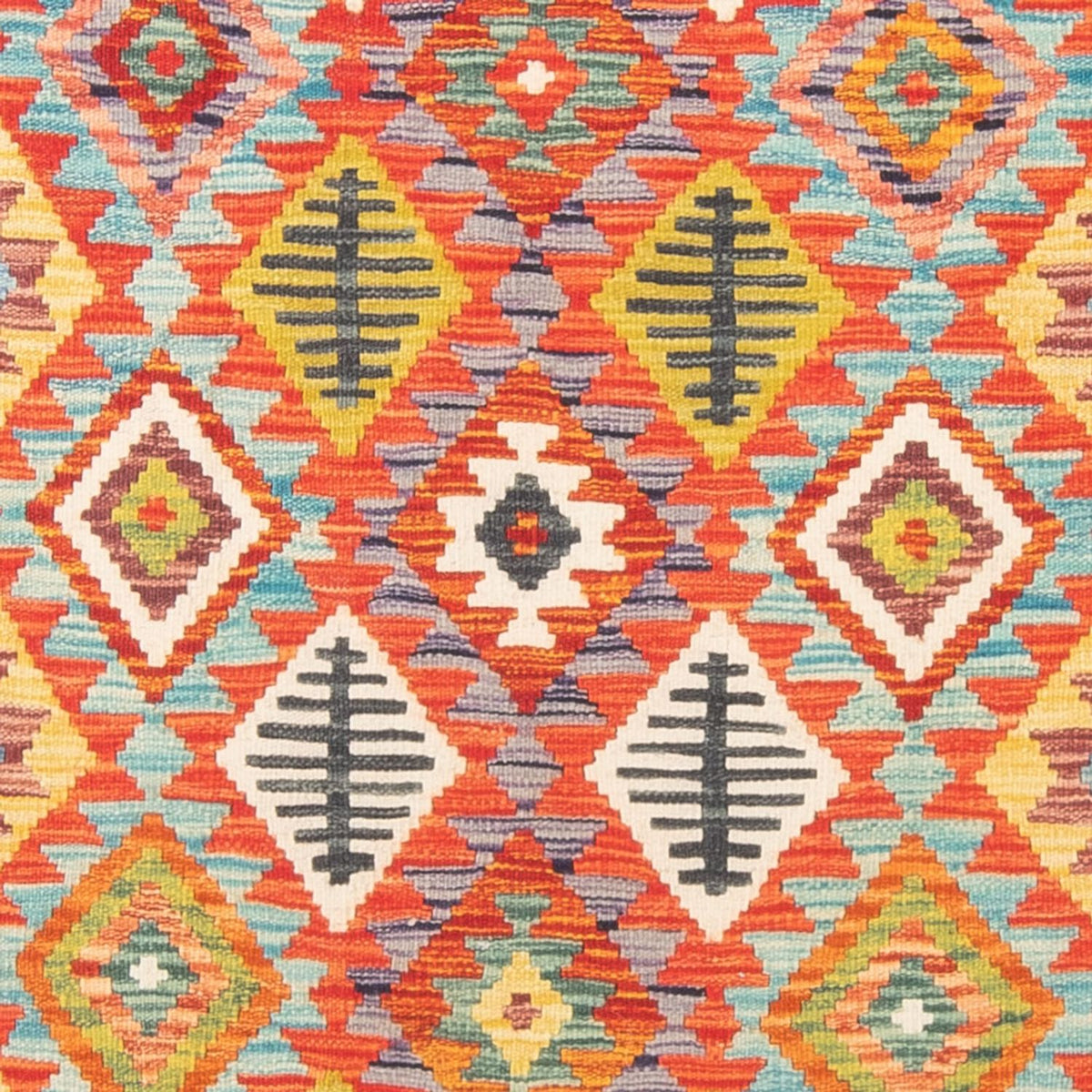 Dywan Kelim - Splash - 190 x 123 cm - wielokolorowy