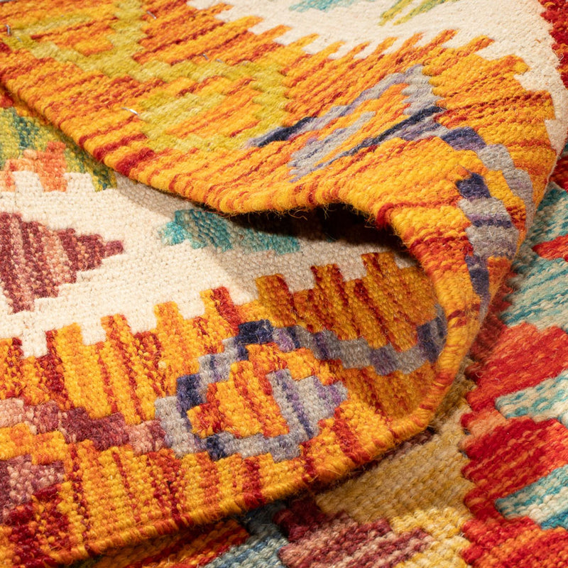 Dywan Kelim - Splash - 190 x 123 cm - wielokolorowy