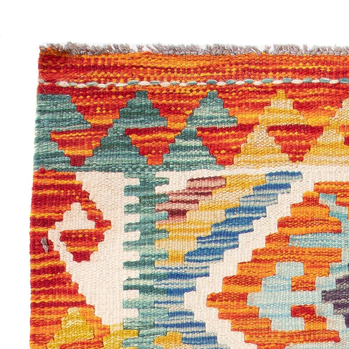 Dywan Kelim - Splash - 91 x 62 cm - wielokolorowy