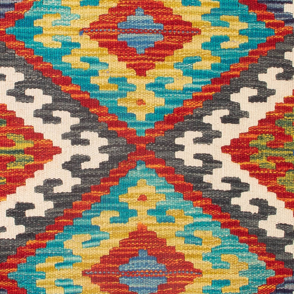 Dywan Kelim - Splash - 90 x 60 cm - wielokolorowy