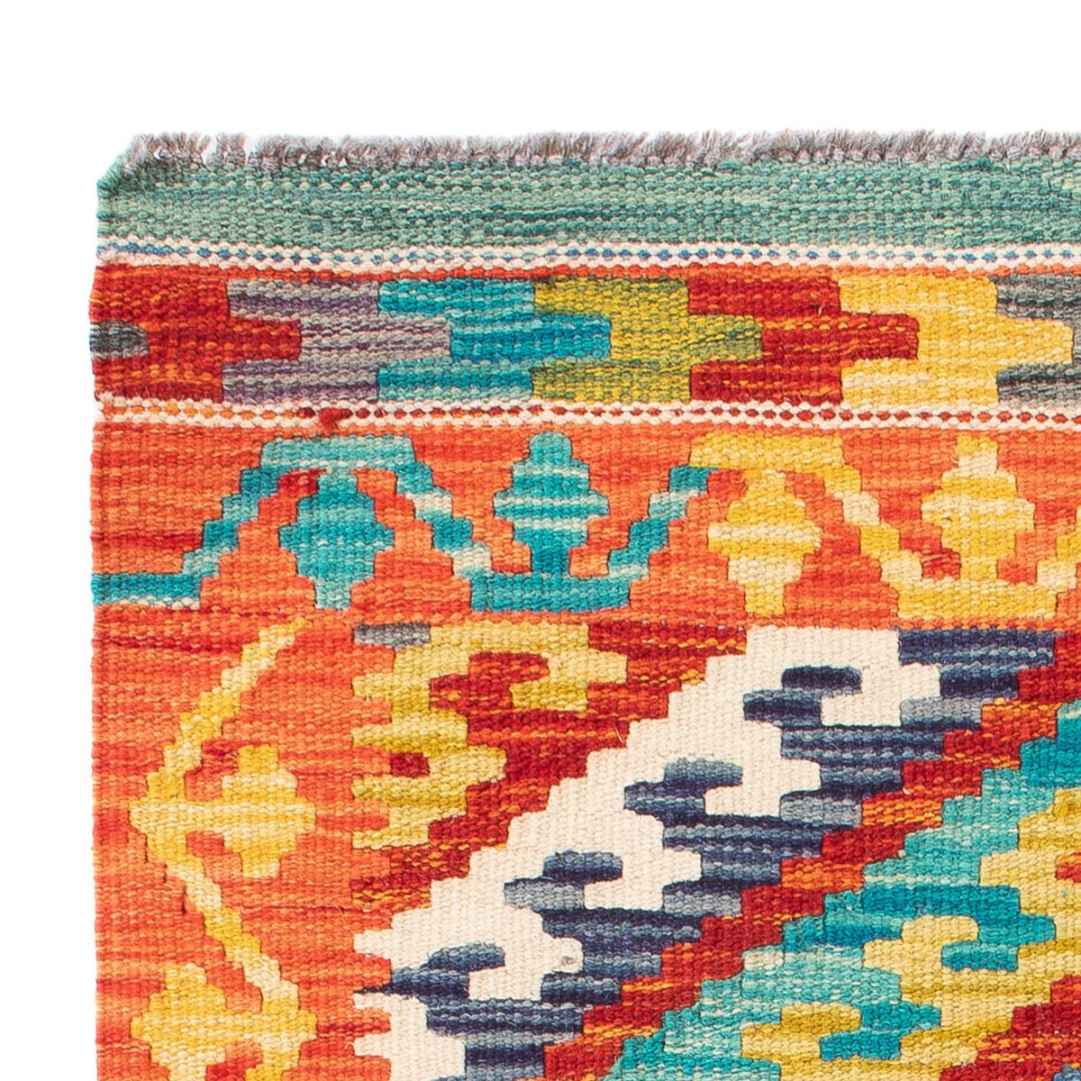 Dywan Kelim - Splash - 90 x 60 cm - wielokolorowy