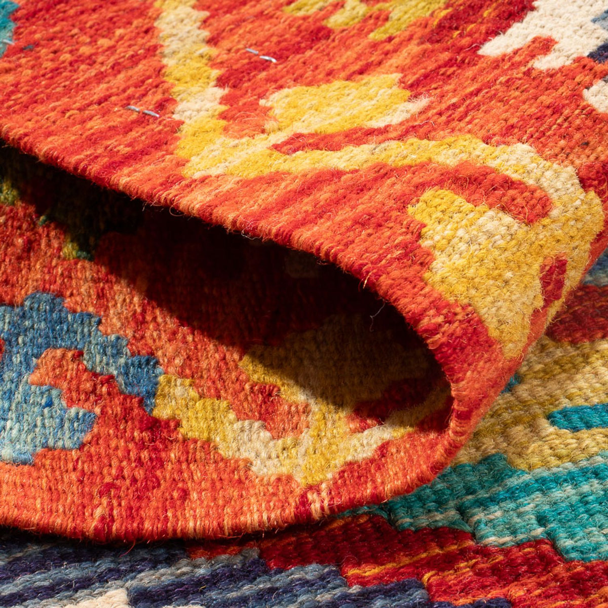 Dywan Kelim - Splash - 90 x 60 cm - wielokolorowy