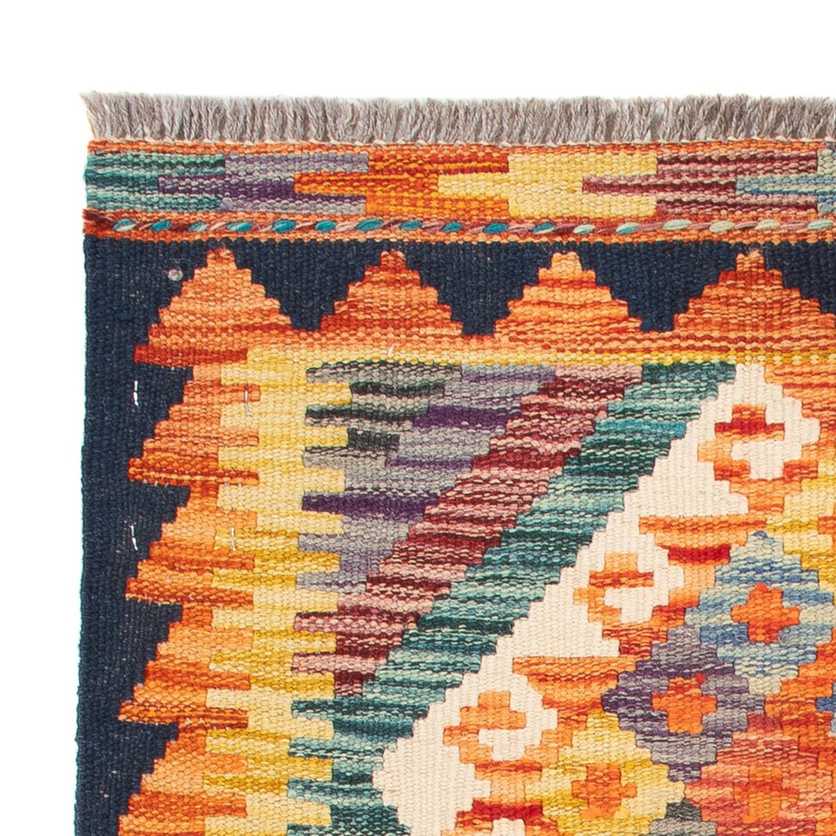 Dywan Kelim - Splash - 85 x 62 cm - wielokolorowy