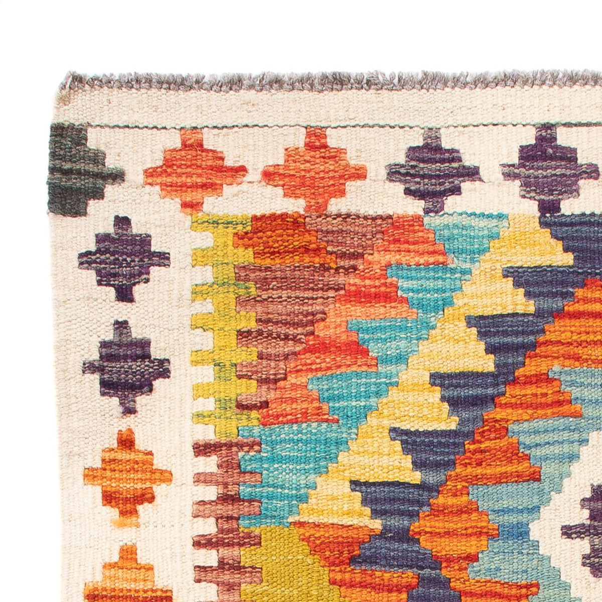 Dywan Kelim - Splash - 84 x 62 cm - wielokolorowy