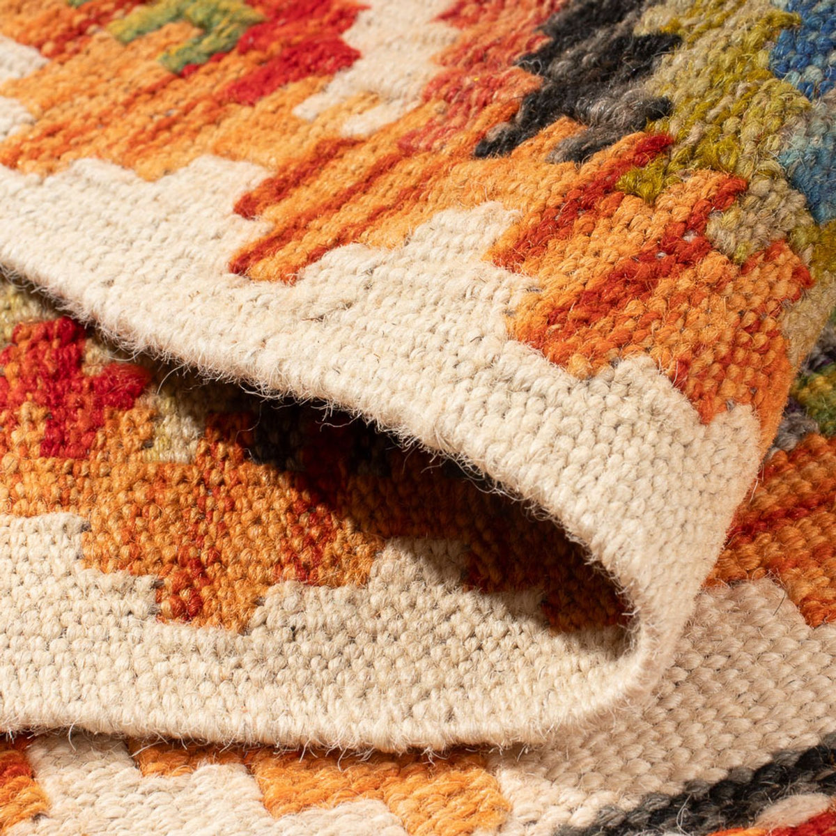 Dywan Kelim - Splash - 98 x 60 cm - wielokolorowy