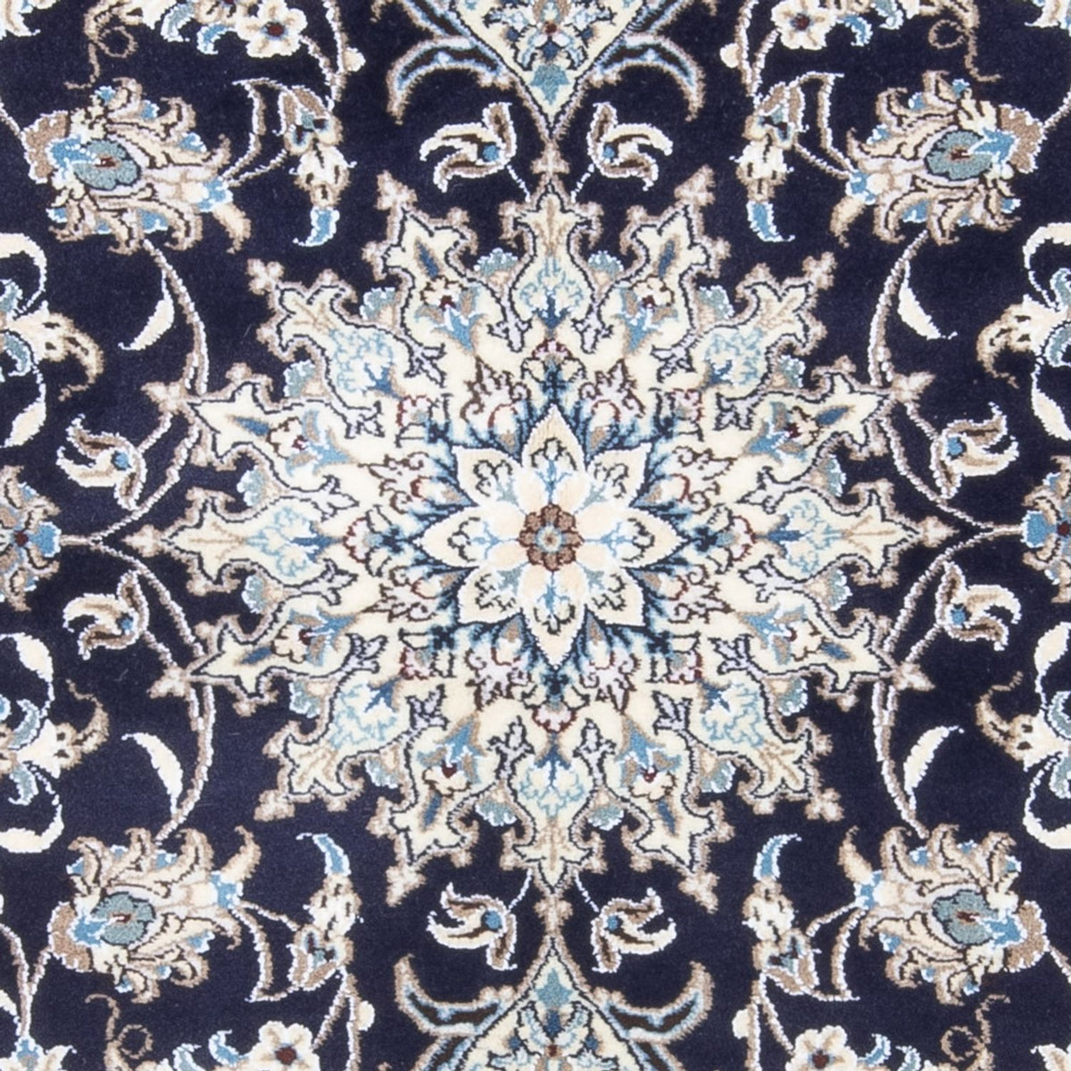 Dywan perski - Nain - 202 x 144 cm - ciemnoniebieski