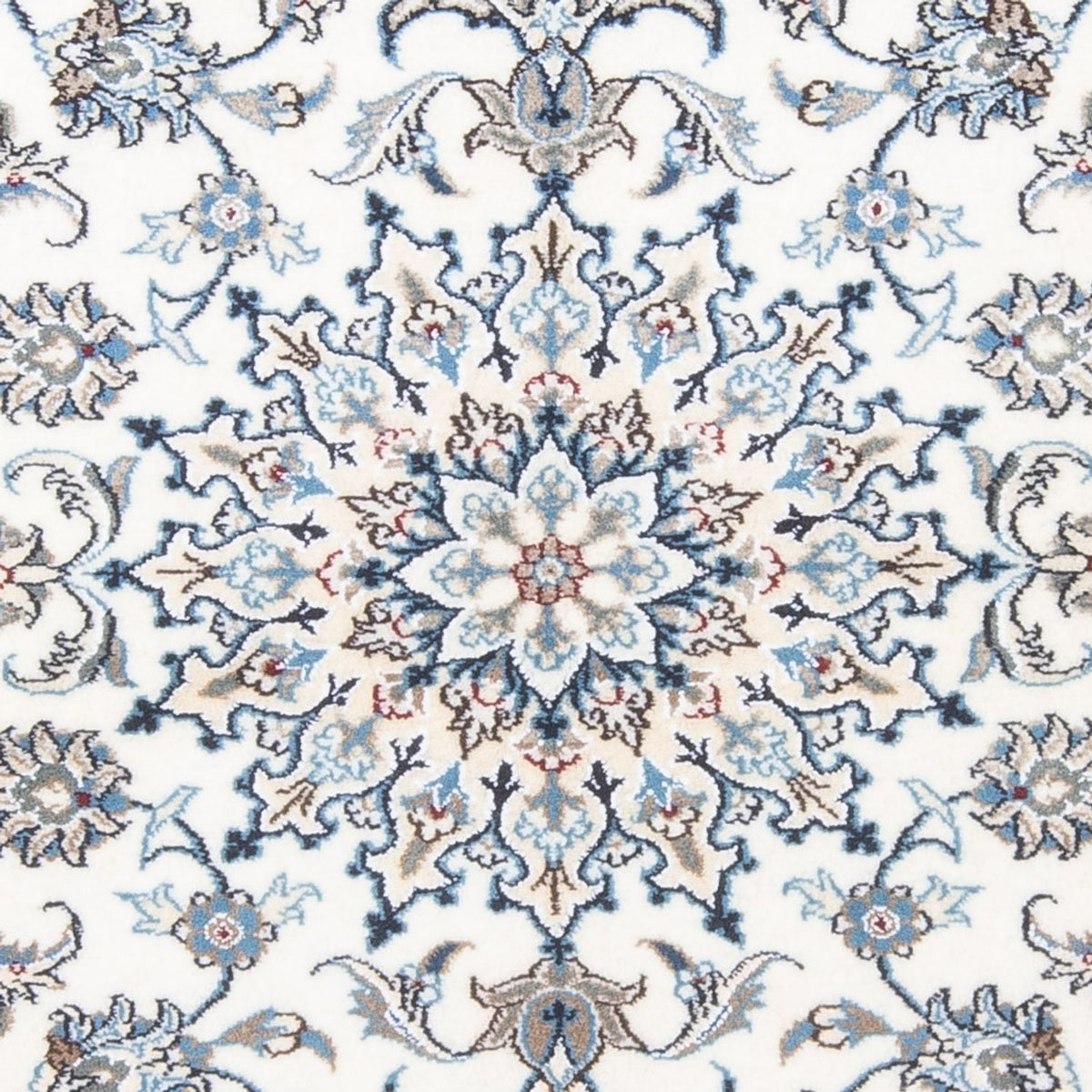 Dywan perski - Nain - 205 x 124 cm - kremowy