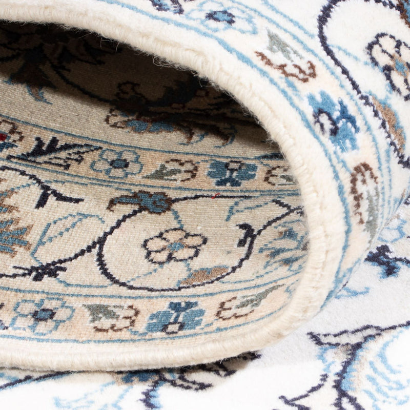 Dywan perski - Nain - 205 x 124 cm - kremowy