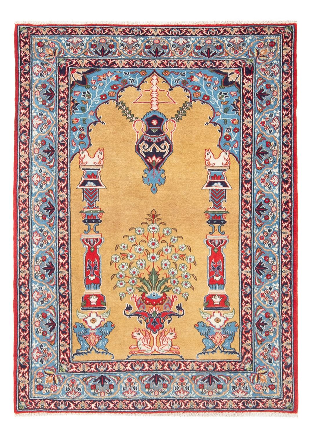Dywan perski - Isfahan - Premium - 155 x 108 cm - wielokolorowy