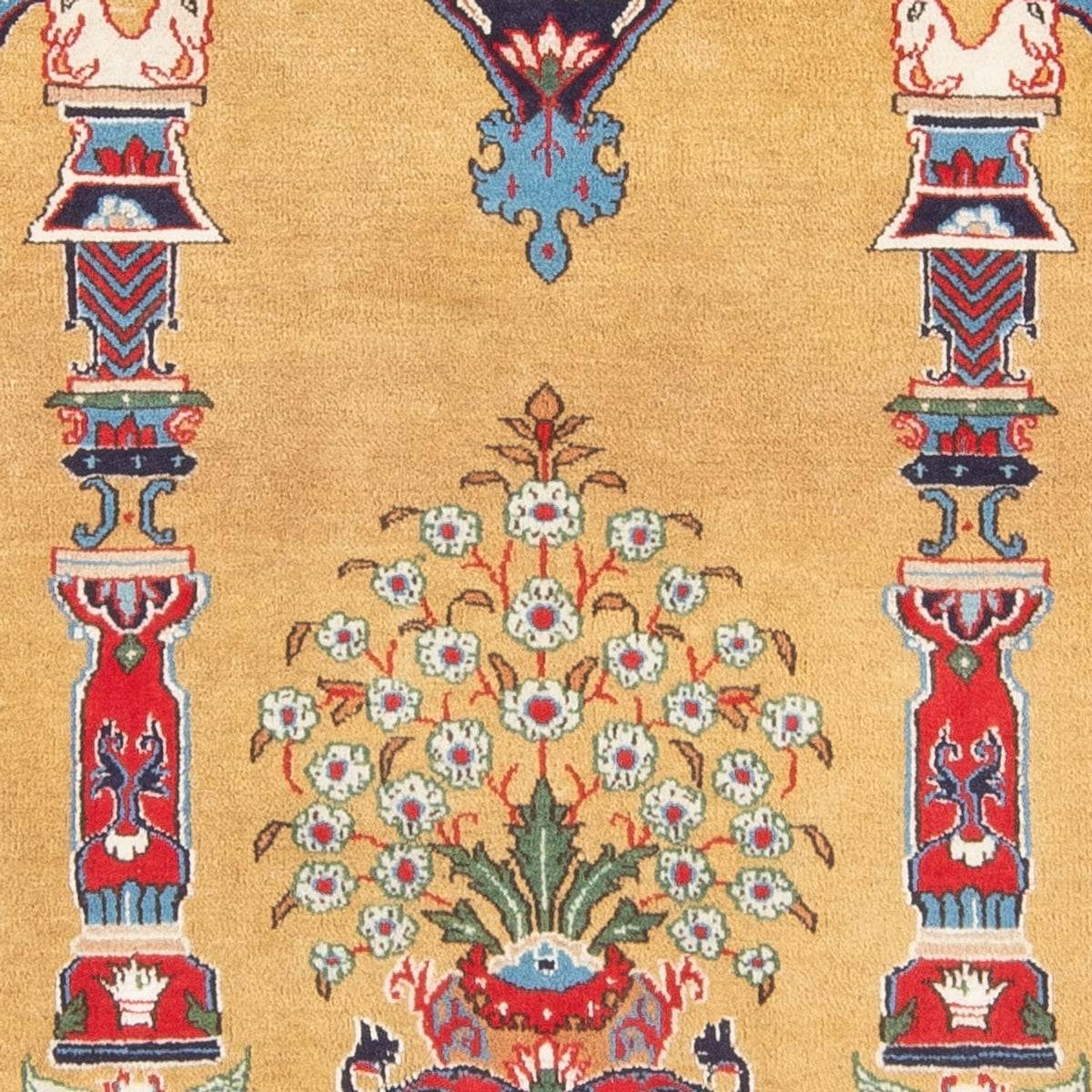 Dywan perski - Isfahan - Premium - 155 x 108 cm - wielokolorowy