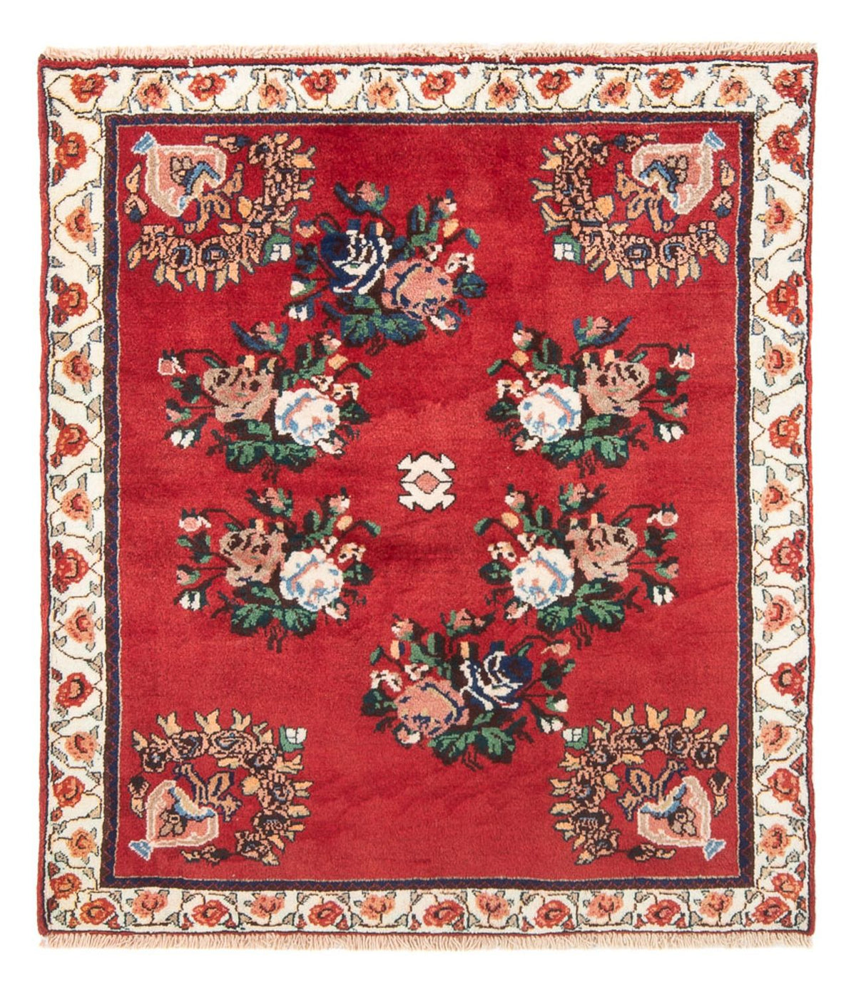 Perski dywan - Nomadyczny - 140 x 115 cm - wielokolorowy