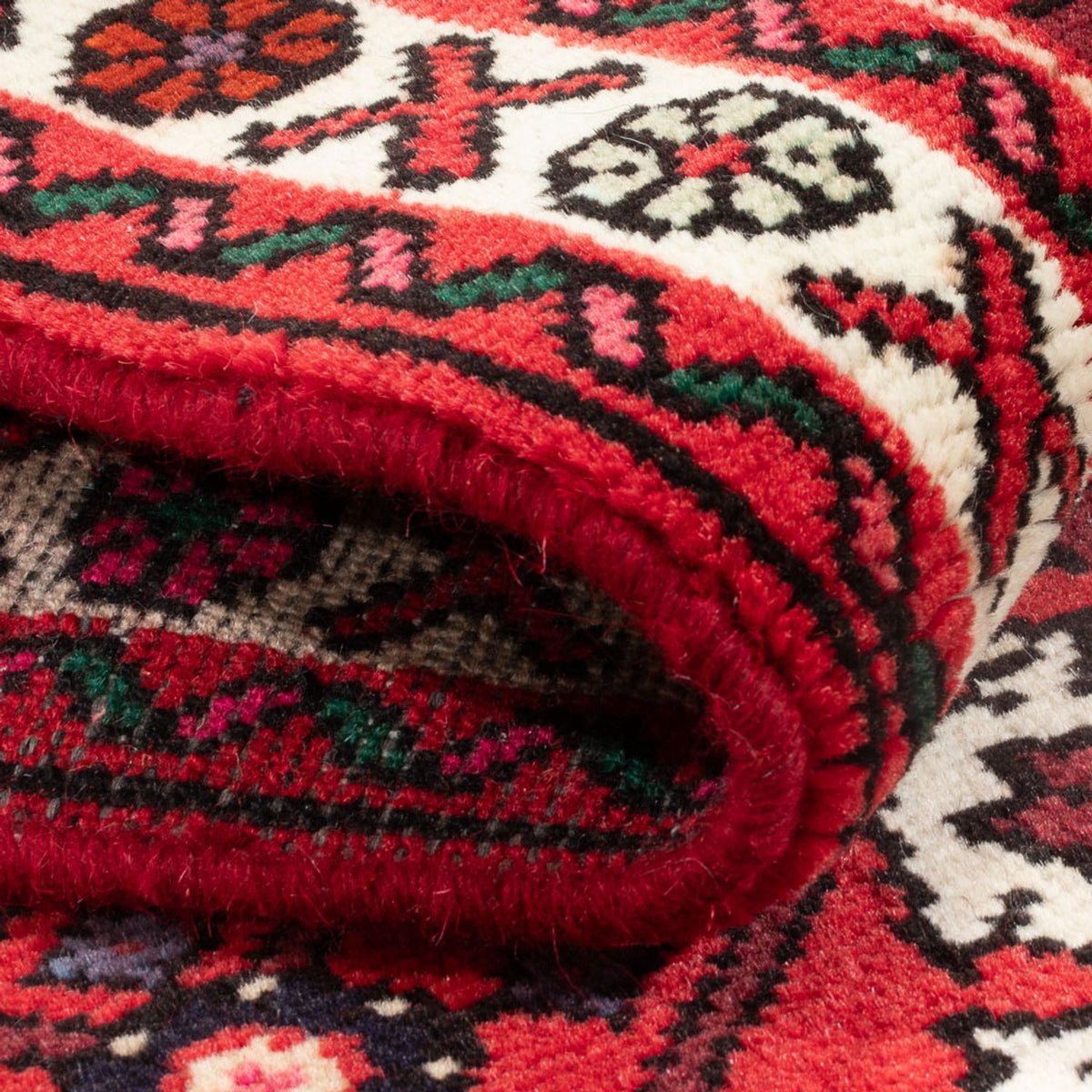 Biegacz Perski dywan - Nomadyczny - 245 x 76 cm - czerwony