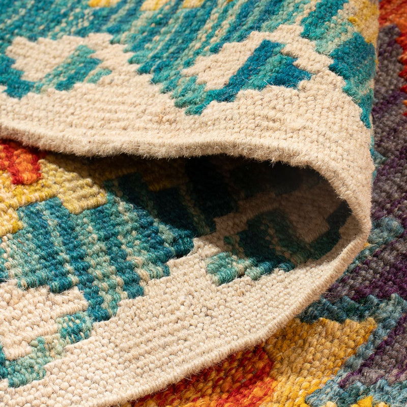 Dywan Kelim - Splash - 155 x 102 cm - wielokolorowy