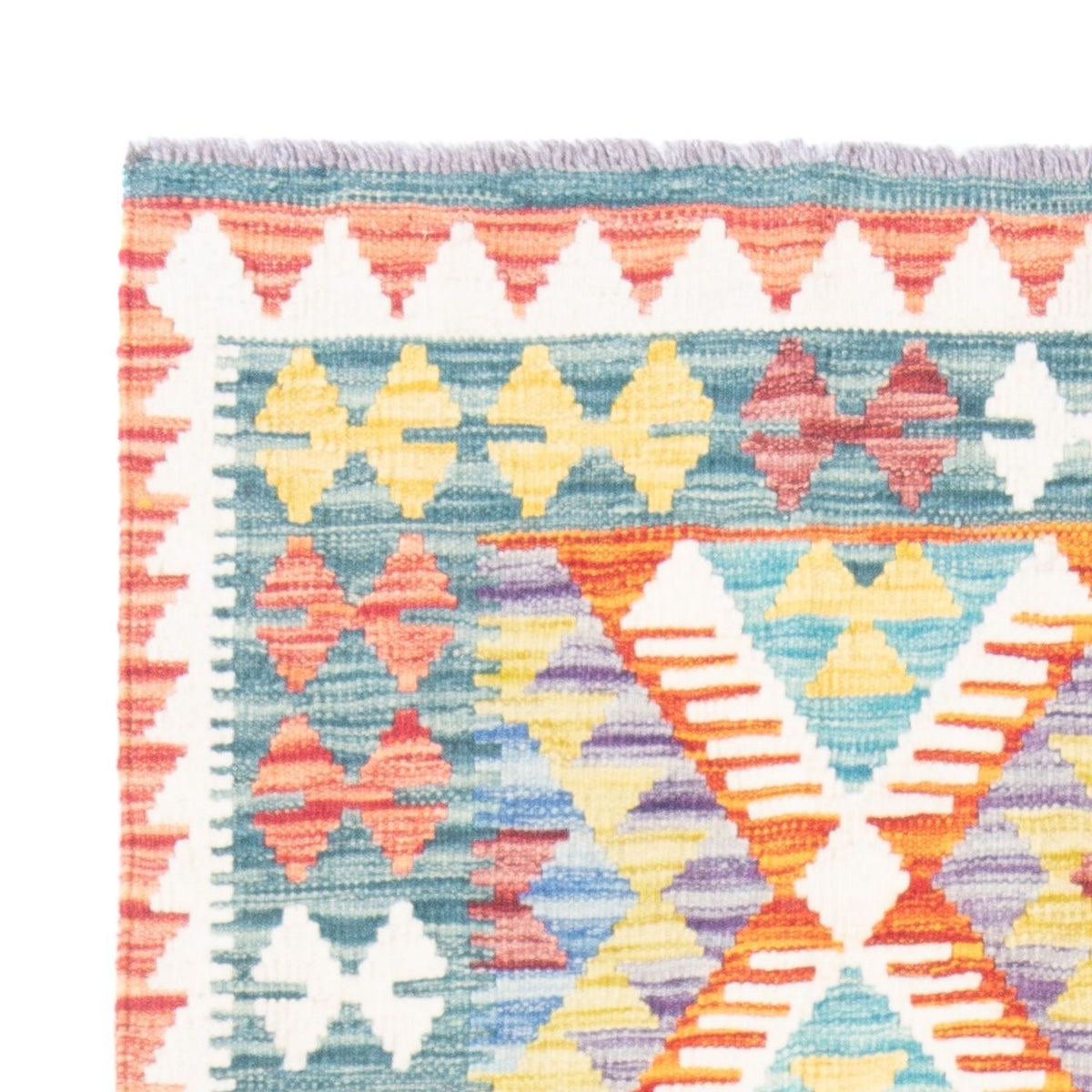 Dywan Kelim - Splash - 150 x 110 cm - wielokolorowy