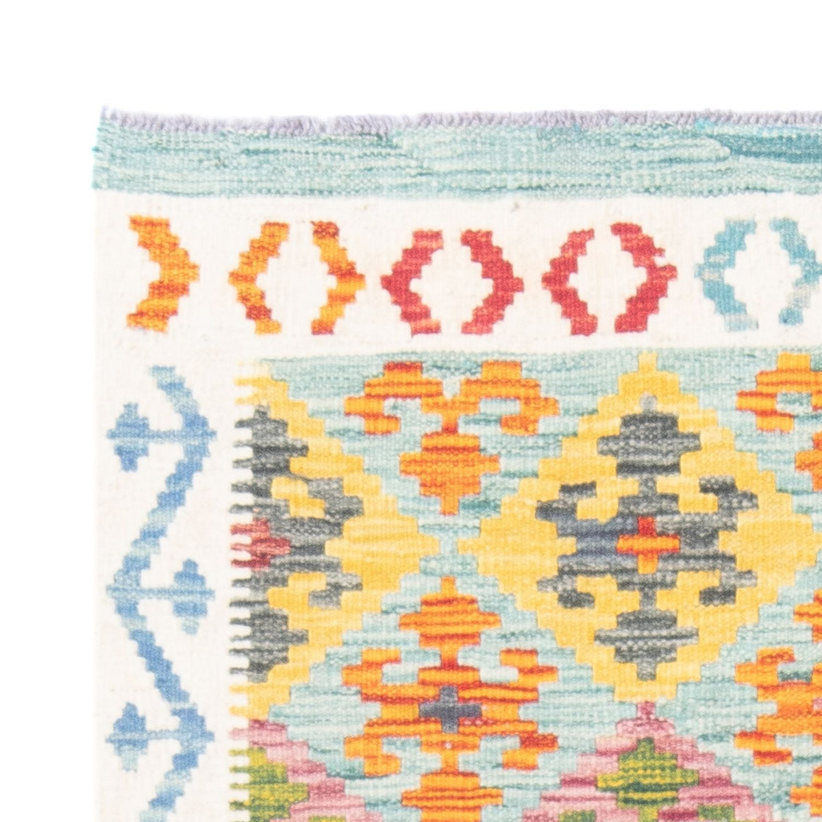 Dywan Kelim - Splash - 144 x 100 cm - wielokolorowy