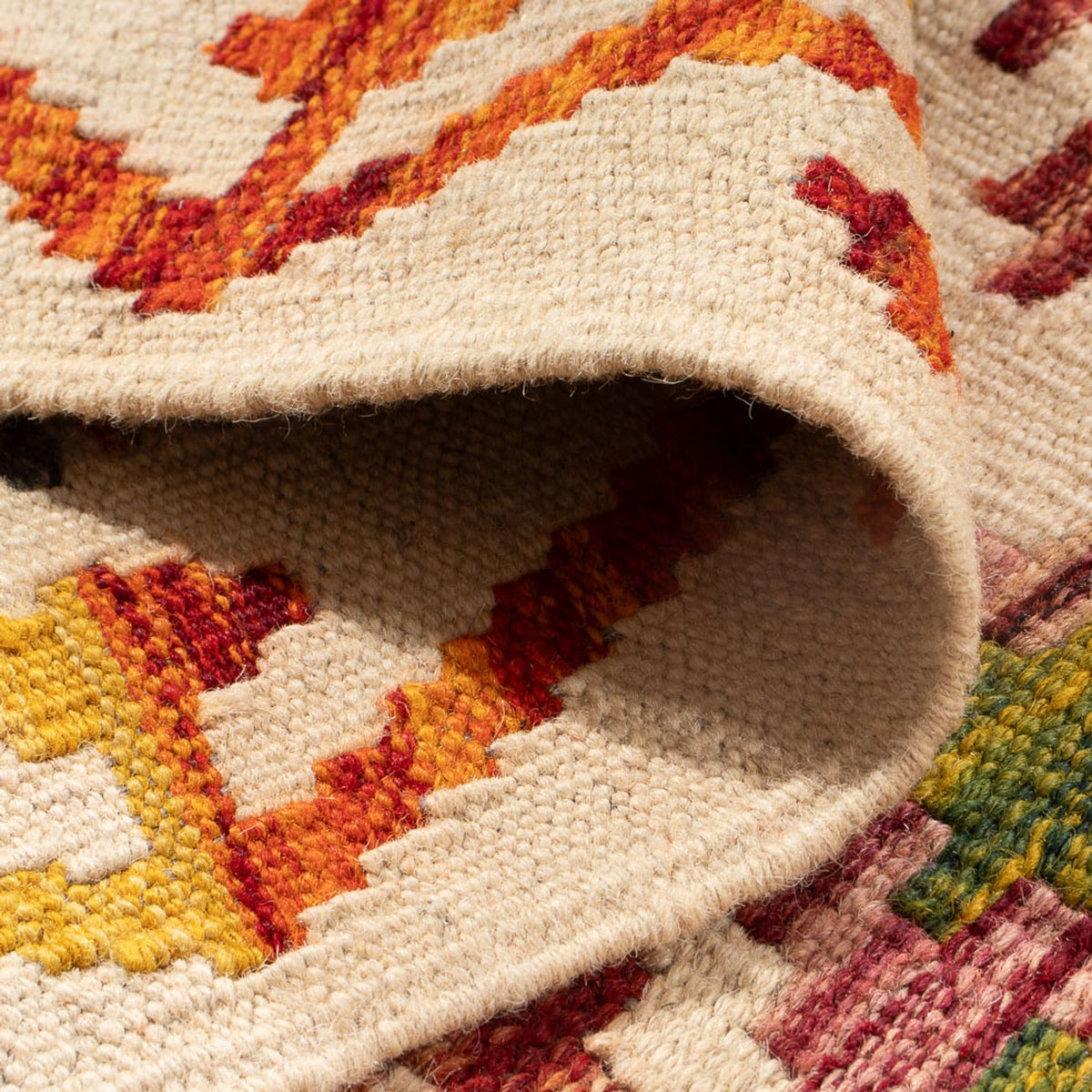 Dywan Kelim - Splash - 144 x 100 cm - wielokolorowy