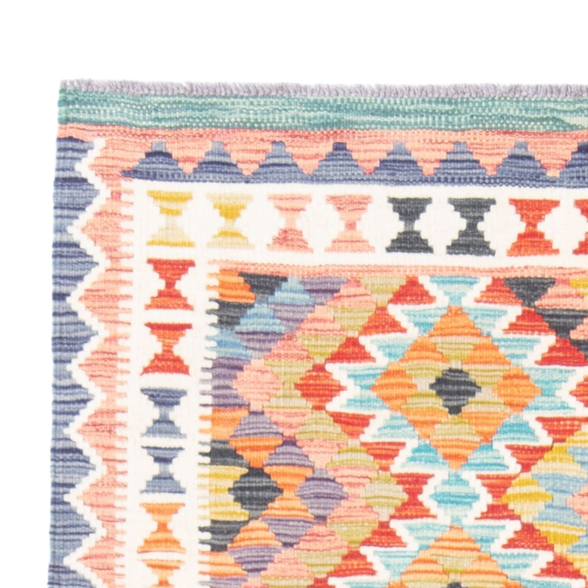 Dywan Kelim - Splash - 156 x 105 cm - wielokolorowy