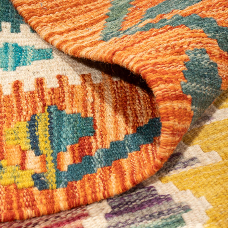 Dywan Kelim - Splash - 147 x 100 cm - wielokolorowy